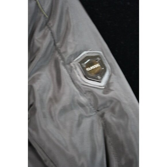 Women's Classic Puffer Jacket With Zipper Pockets Mid-Length Black - Picture 2 of 7